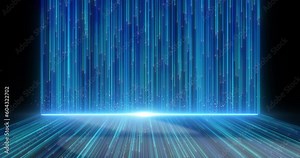 Global Connection and the Internet Network Modernization in Smart City ai cloud internet background Stock Video