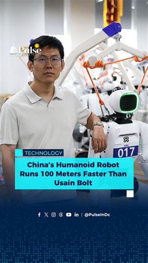 China’s Humanoid Robot Runs 100 Meters Faster Than Usain Bolt