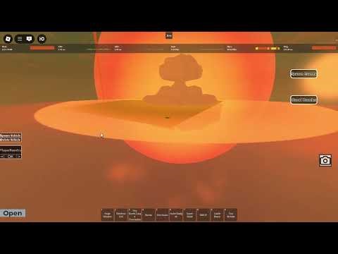 Roblox nuke simulator 4 RAW MISSILE TSAR BOMBA