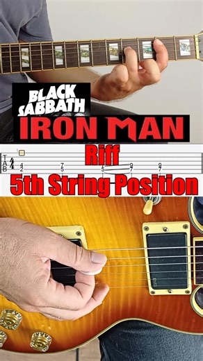 Iron Man Riff (5th String Position) – Tone Experiment