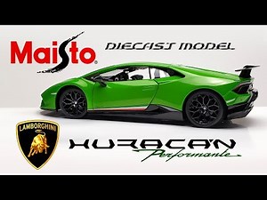 MAISTO 1/18 Diecast Lamborghini Huracán Performante
