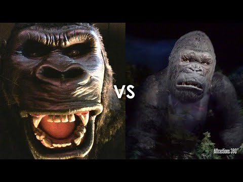 King Kong Animatronics - Universal Studios Hollywood VS Universal Orlando