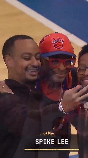 The stars are out at MSG 🤩 #NBACelebRow | NBA