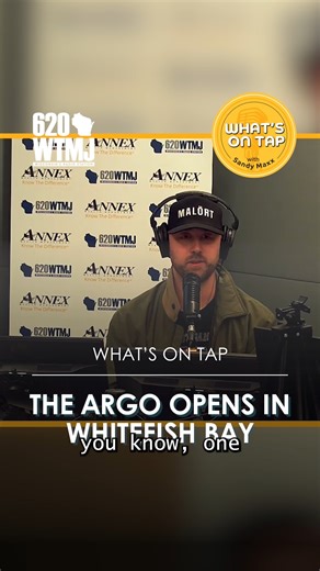 THE ARGO OPENING: Not only is the Milwaukee area getting a new event space, but the venue's menu has been curated by James Beard Award semifinalist and Top Chef contestant Dan Jacobs. Learn more from the Argo's founders in the latest episode of What's on Tap with Sandy Maxx on WTMJ. | Newsradio 620 WTMJ