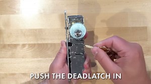 Summit Doorware Storefront Door Mortise Deadlatch Lock & Exit Paddle Handle Kit w/Mortise Cylinder & Keys in Aluminum Finish (Push to Right) - High Grade Adams Rite Style Lock - Maxium Security