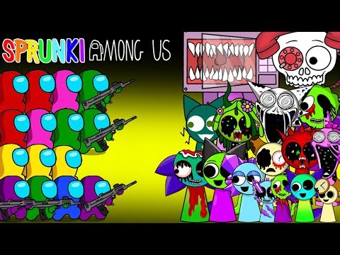 AMONG US VS SPRUNKI ALL VERSION | ANIMATION