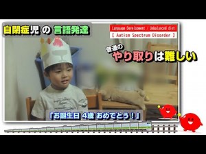 Autism ｜ 4 years old ｜ Language development ｜ Social communication ｜ Unbalanced diet