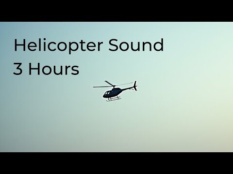 Helicopter Flying Sound (3 Hours) | Deep Focus, Noise Masking, Calm Ambience