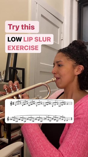 📌 Save this for your next practice session! 💡Practice tip: When I play lip flexibility exercises like this one, I’m really focusing on the first note of each triplet. I use this as an anchor for my embouchure to remind me that I need to come back to that exact position. This helps me to minimize embouchure movement as much as possible! 📖 This lip slur comes from my upcoming book on Technical Exercises for the trumpet! If you want the sheet music, keep an eye out for more info on the book soon