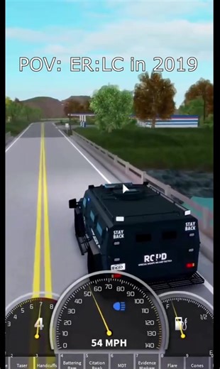 Straight nostalgia. #roblox #erlc | erlc