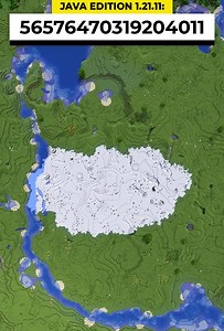 Minecraft igloo seed surrounded by expansive plains