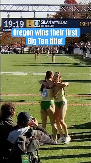 Silan Ayyildiz leads Oregon to the Big Ten Women’s Cross Country Championship