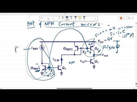 PNP and NPN current mirrors