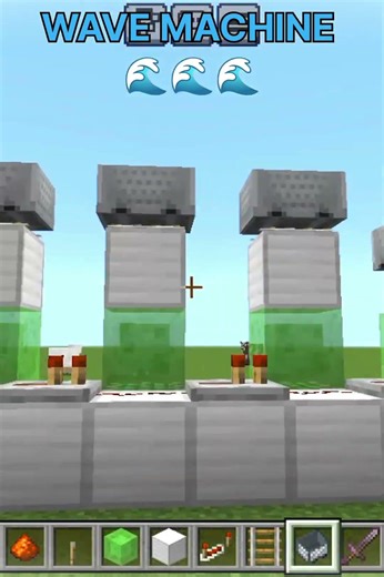 How to make wave machine. #tutorial #knight_gaming #minecraft #gaming #minecraftbuilding #shortvideo