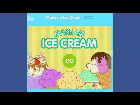 Make An Ice Cream | Game For Kids| ABCya game