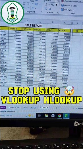 XLOOKUP in Excel Hindi 🔥 | Forget VLOOKUP 😳 | Complete Tutorial with Example #excel #learnexcel