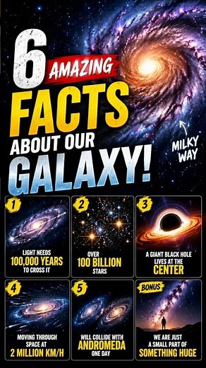 5 Mind-Blowing Facts About Our Galaxy 🌌 #cosmicexploration #facts #nasa #astronomy