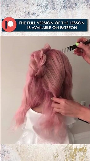 How to make low bun with braid? Hairstyle tutorial