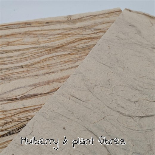 Mulberry Bark Paper:handmade Scrapbook & Journal Fiber Art - Etsy