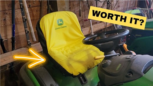 Watch Review of John Deere Seat Cover on Amazon Live