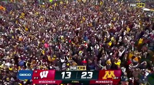 Watch: Gophers troll Badgers with 'Jump Around' after Saturday's win