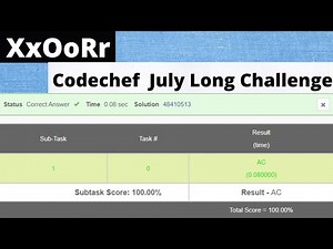 XxOoRr Codechef | Codechef July Long Challenge 2021 | XxOoRr Codechef Solution | XXOORR |Explanation