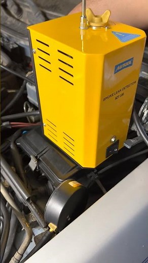 Mercedes 560 SEC (W126) SEC Engine Vacuum Line Smoke Test - Part 1