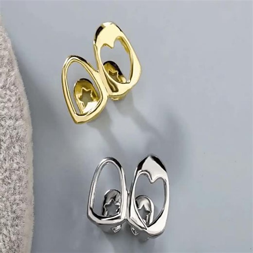 Hollow-Out & Heart Blended Tooth Grillz, Everyday Wear Jewelry - TikTok Shop