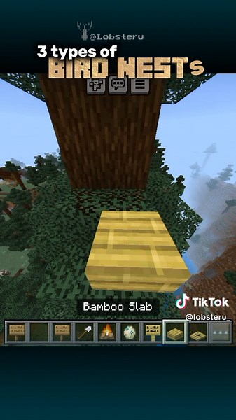 3 Bird nest's🪺 | minecraft howto, minecraft build ideas #minecraftsurvival #minecraftjava #minecraftmemes #mcpe #minecraftbedrock #minecraftbuildingideas #minecraftbuilding #minecraftpe #minecrafttutorial #minecraftbuild #mcbe #minecraftbedrock #fyp