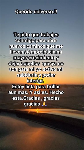 Buenos diasss! #universo #sabiduria #BrillaSiempre | Cristy Lopez