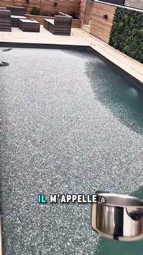je dégelé la piscine de mon pote #storytelling #travaux #poolparty #piscine #geler