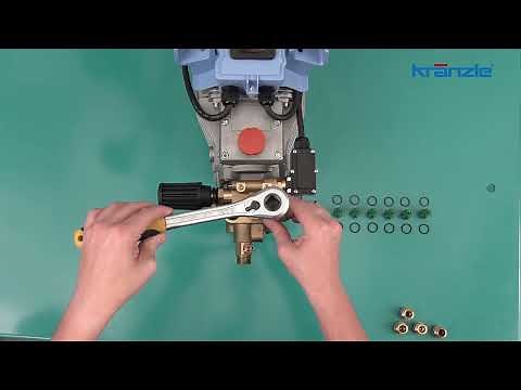 Replacing valves | KRAENZLE high pressure cleaner