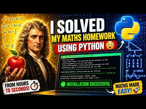 “Python for Mathematics 🔥 Solve Class 11/12 Maths in Seconds (No Hard Work)”