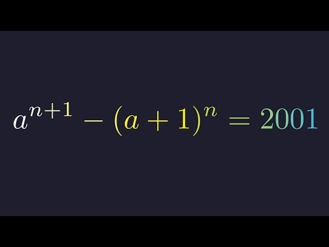 Solving an IMPOSSIBLE Looking Equation (Putnam 2001 A5)