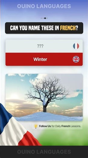 Learn French Seasons (Quiz)