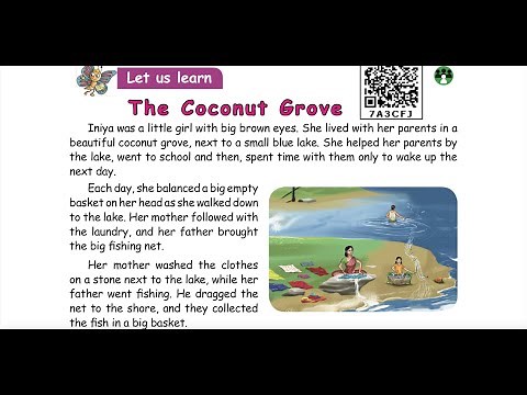 THE COCONUT GROVE - Let us learn - UNIT 1 - TERM 3 - ENGLISH - 3RD STANDARD