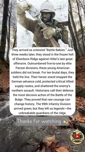 They arrived as untested "Battle Babies." Just three… #shorts #battlefield #babies #news