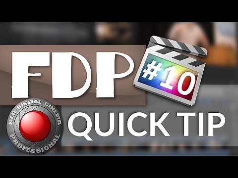 FCPX Quick Tip #10: How to import RED footage into Final Cut Pro X 10.3