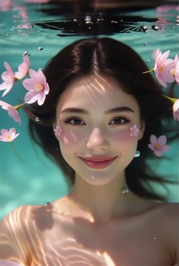 Under Water Beauty #digitalart #aiart #livewallpaper #art #animation #nextgenai #foryou