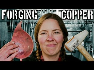 Forging Copper Bowls {Forging with Jess}