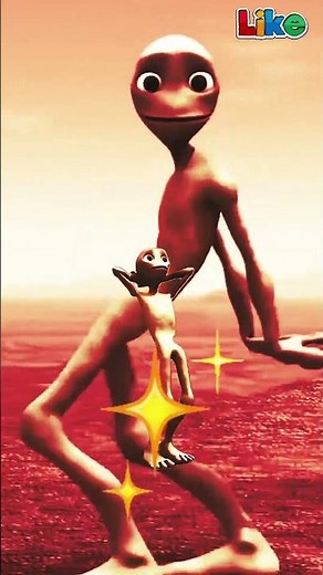 Dancing Green Alien Dance