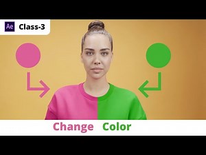 Change the Color of any Object in After Effects - TUTORIAL [rewadiatricks]