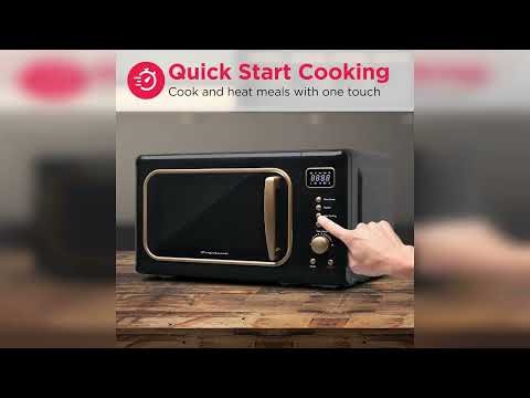 Review: FRIGIDAIRE EMW788RETRO 0.7 cu. ft. Retro Microwave, Black-Gold