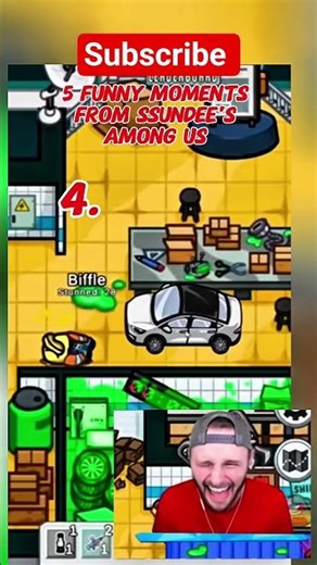 5 funniest ssundee's among us moments#funny#subscribe#shorts‪@SSundee‬#amongus‪@Zud‬#gaming