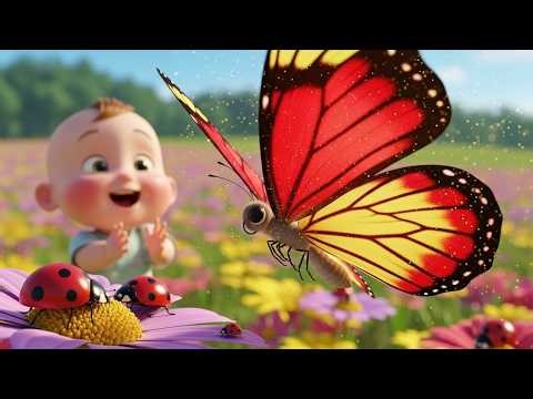 Butterfly Fly Color Wings 🦋🌈 | Learn Colors for Kids | Color Song for Children