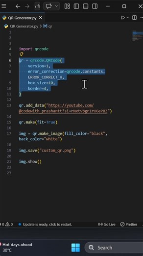 Create Your Own QR Code | Python