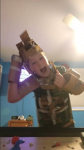 Springtrap opening his mask in real life