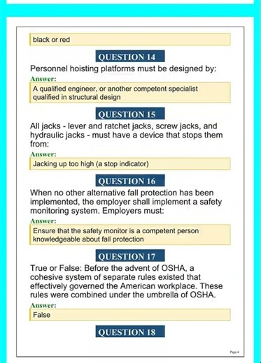 OSHA 10 Test Answers PDF 2026 | 100 Practice Questions and Answers
