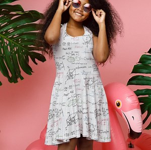 Girls' Math Formula Sundress: STEM Equations Twirl Dress - Etsy Canada