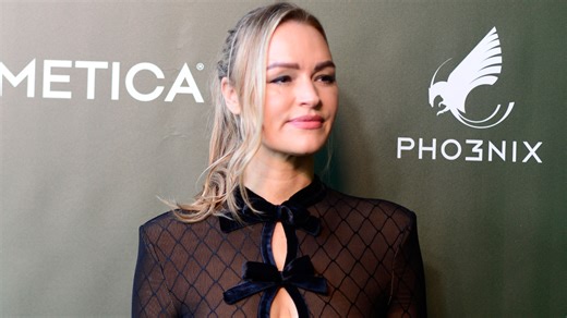 Laura Woods stuns in see-through dress at glamorous sports awards event